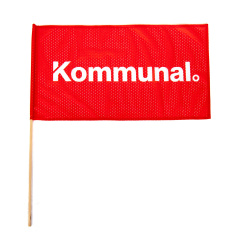 Liten flagga 70x40 cm Röd