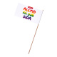 Pappersflagga Pride 50-pack